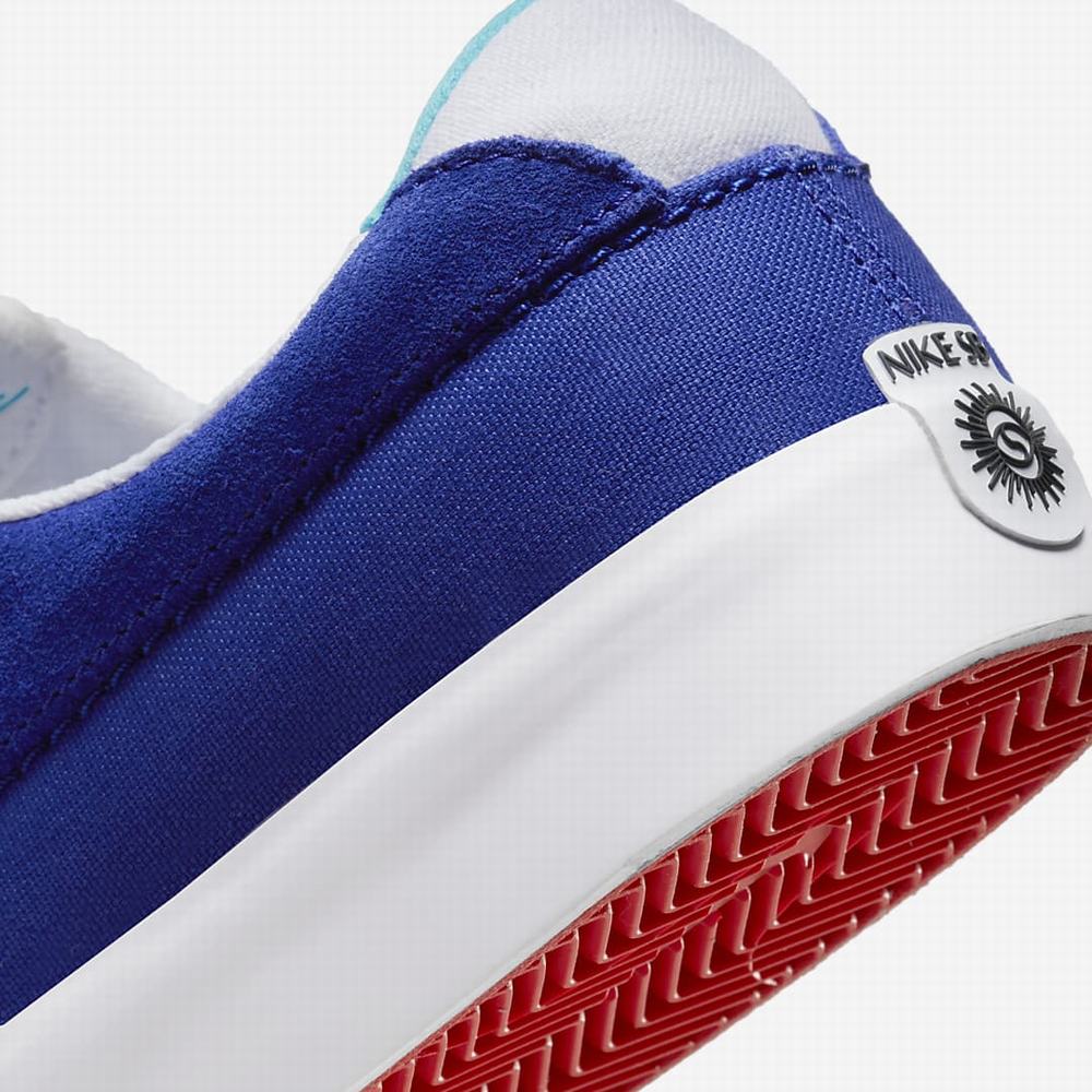 Nike SB Shane Férfi Utcai Cipő Sötétkék Türkiz Kék | NI6875-U04