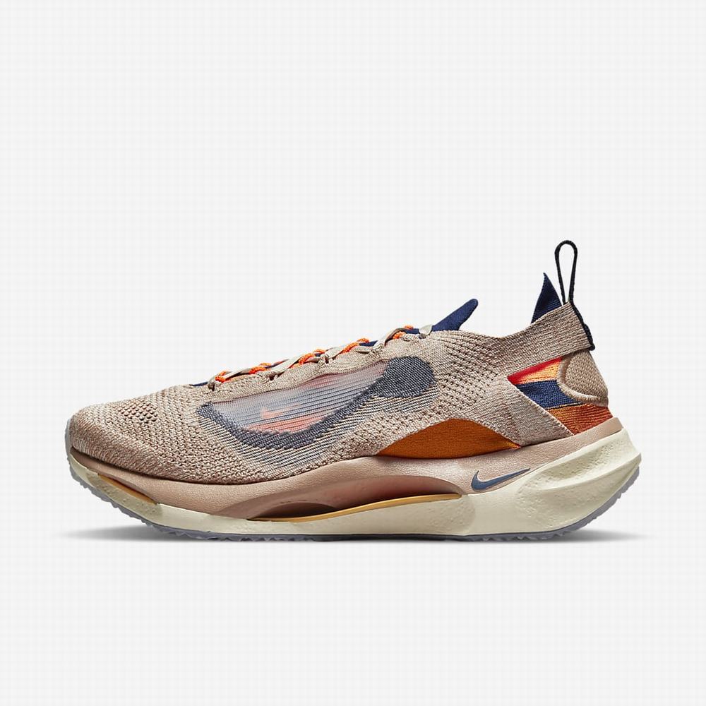 Nike Spark Flyknit Férfi Utcai Cipő Barna Narancssárga | NI6305-J81