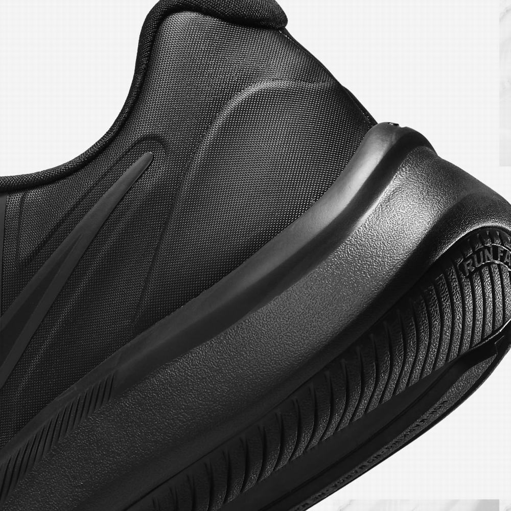 Nike Star Runner 3 Gyerek Futócipő Fekete Sötétszürke Fekete | NI1029-E63