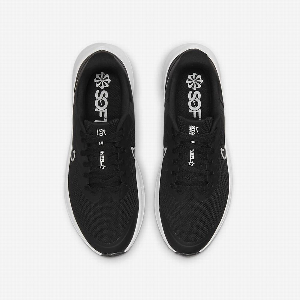 Nike Star Runner 3 Gyerek Futócipő Fekete Sötétszürke | NI3741-J92