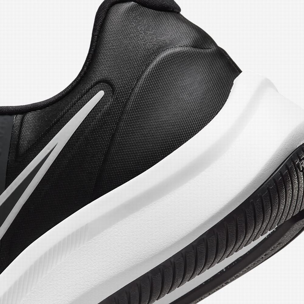 Nike Star Runner 3 Gyerek Futócipő Fekete Sötétszürke | NI3741-J92