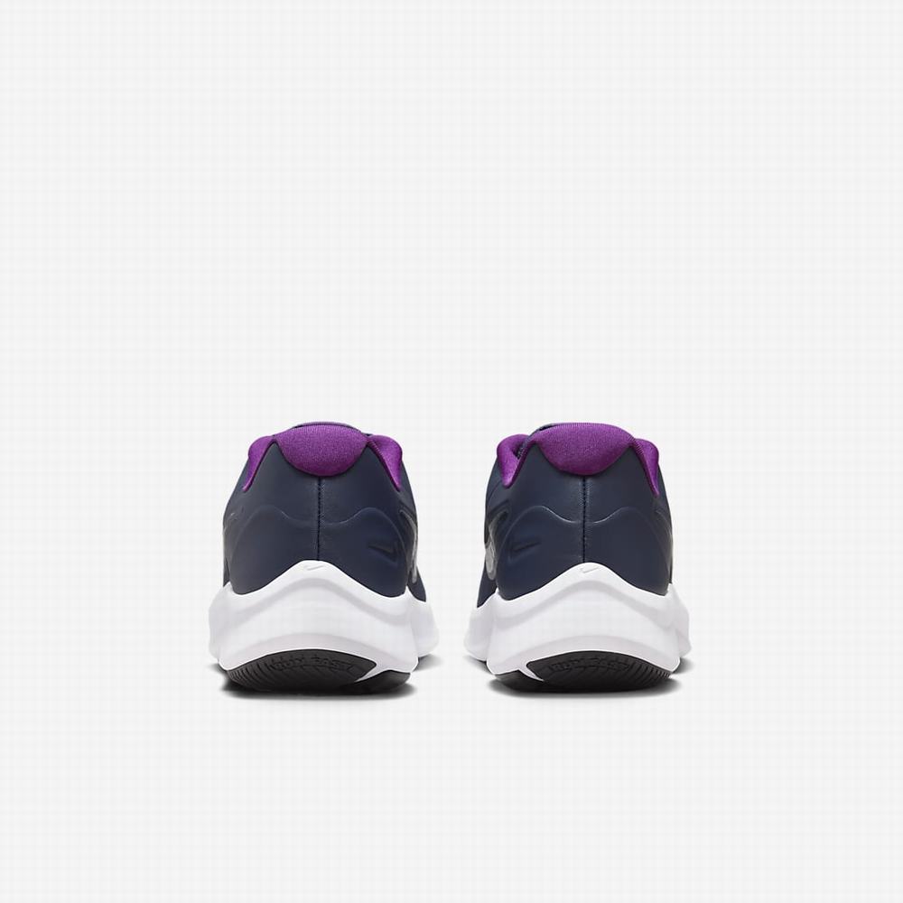 Nike Star Runner 3 Gyerek Futócipő Sötétkék Lila Metal Titán | NI9874-K82