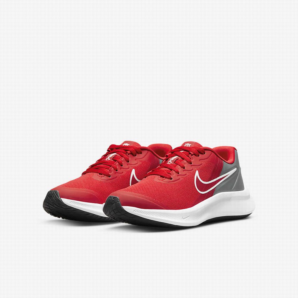 Nike Star Runner 3 Gyerek Gyalogló Cipő Piros Szürke Piros | NI8067-Z53
