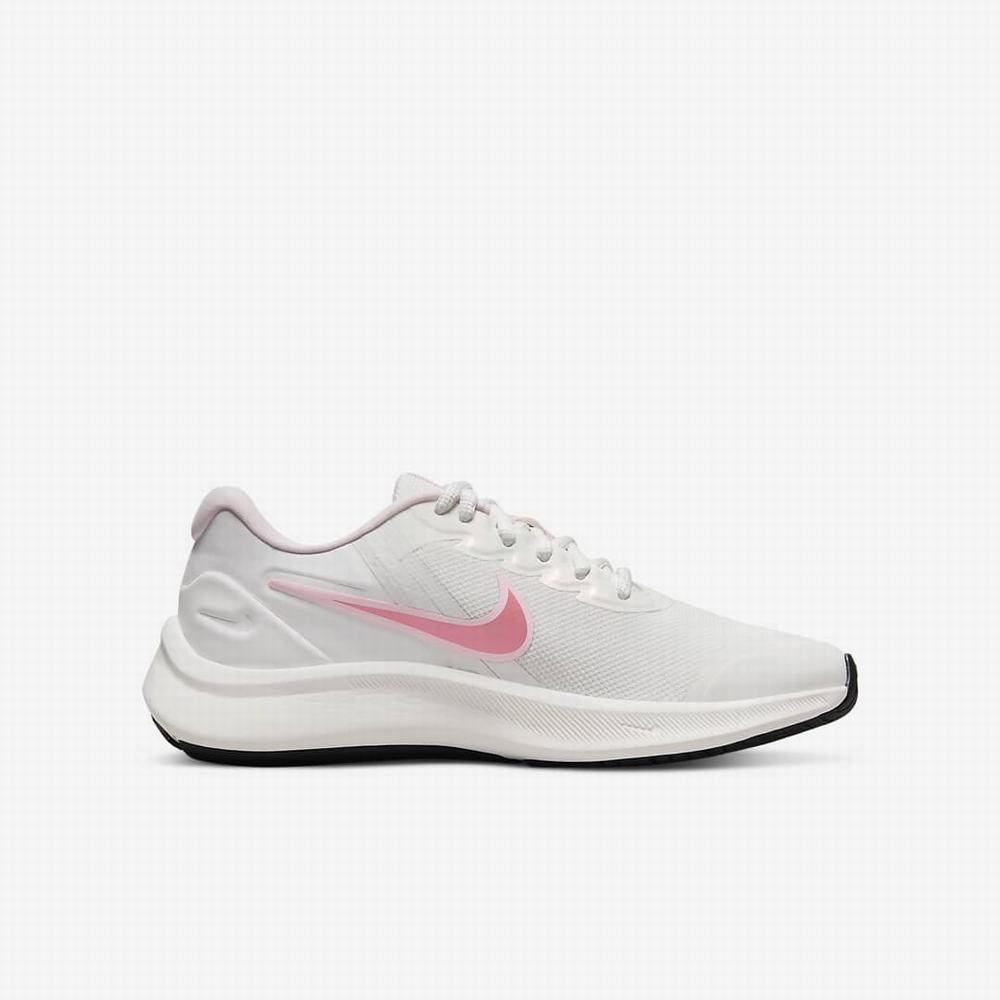 Nike Star Runner 3 SE Gyerek Gyalogló Cipő Fehér Rózsaszín Fekete Rózsaszín | NI8490-K21