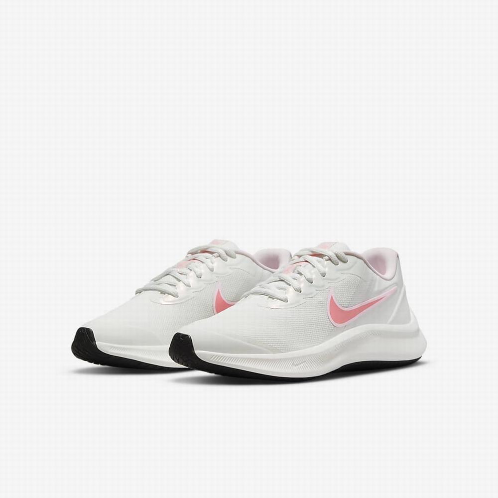 Nike Star Runner 3 SE Gyerek Gyalogló Cipő Fehér Rózsaszín Fekete Rózsaszín | NI8490-K21