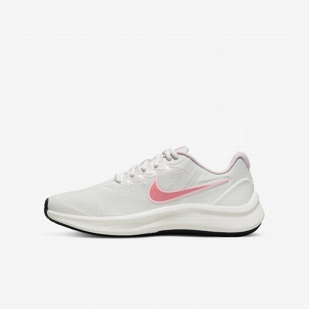 Nike Star Runner 3 SE Gyerek Gyalogló Cipő Fehér Rózsaszín Fekete Rózsaszín | NI8490-K21