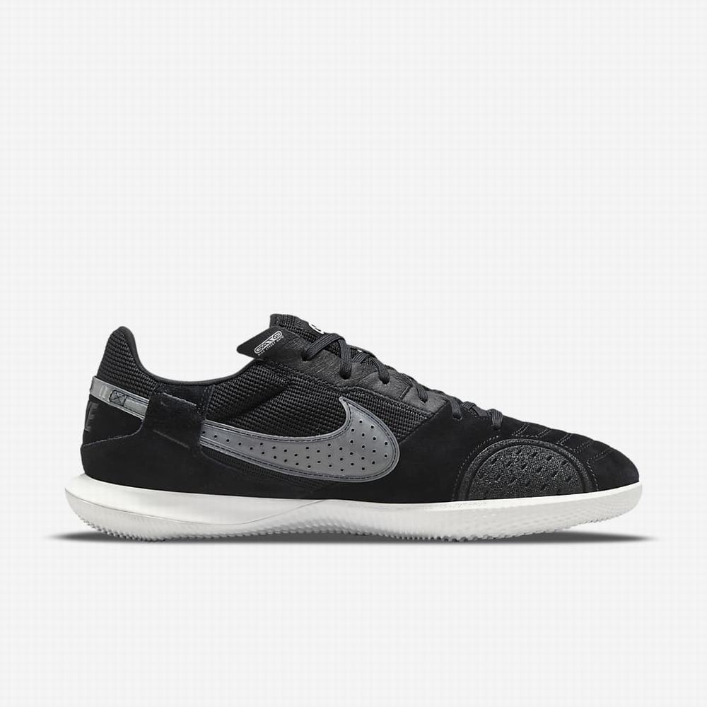 Nike Streetgato Női Focicipő Fekete Fehér | NI6375-K14