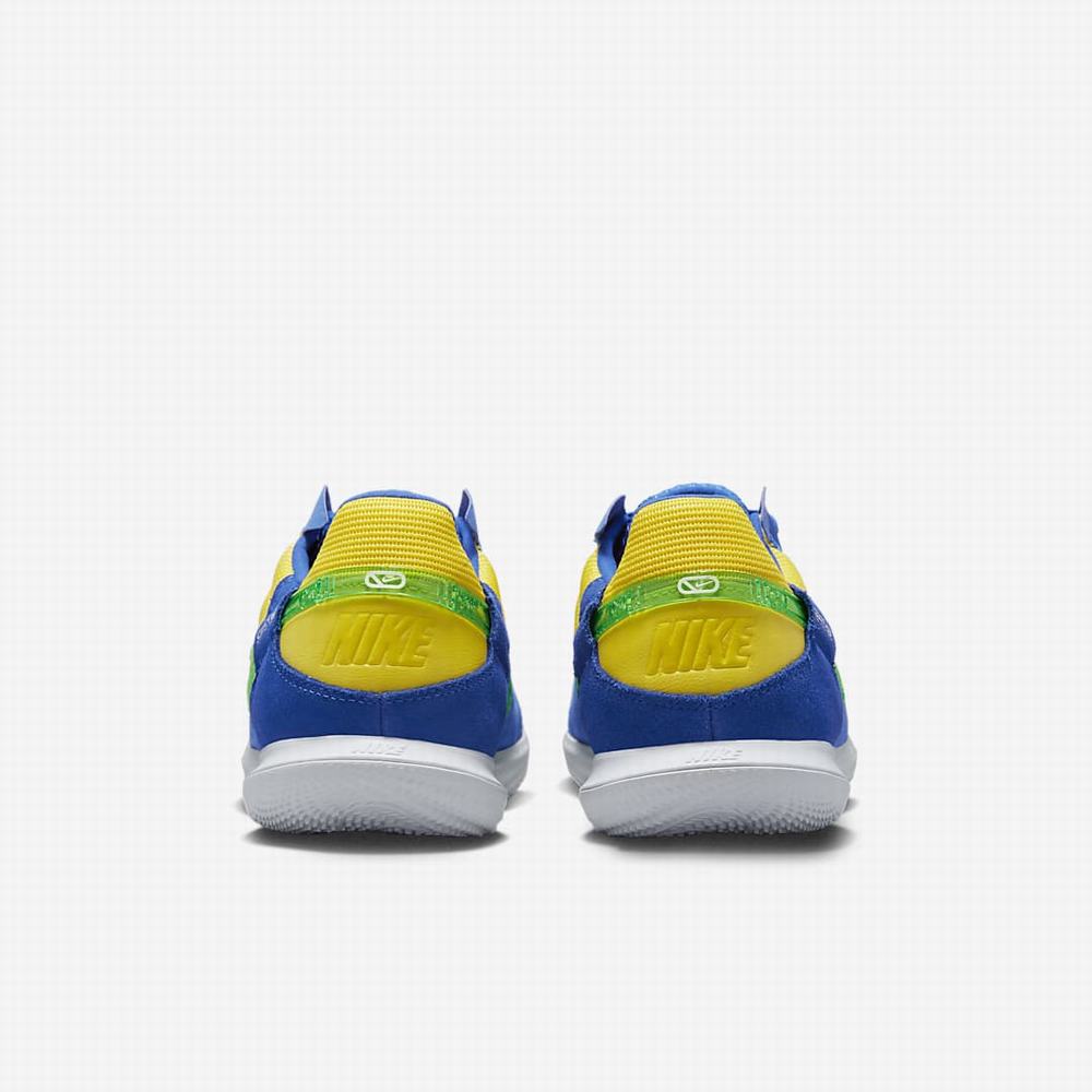 Nike Streetgato Női Focicipő Királykék Sárga Zöld | NI1964-G73