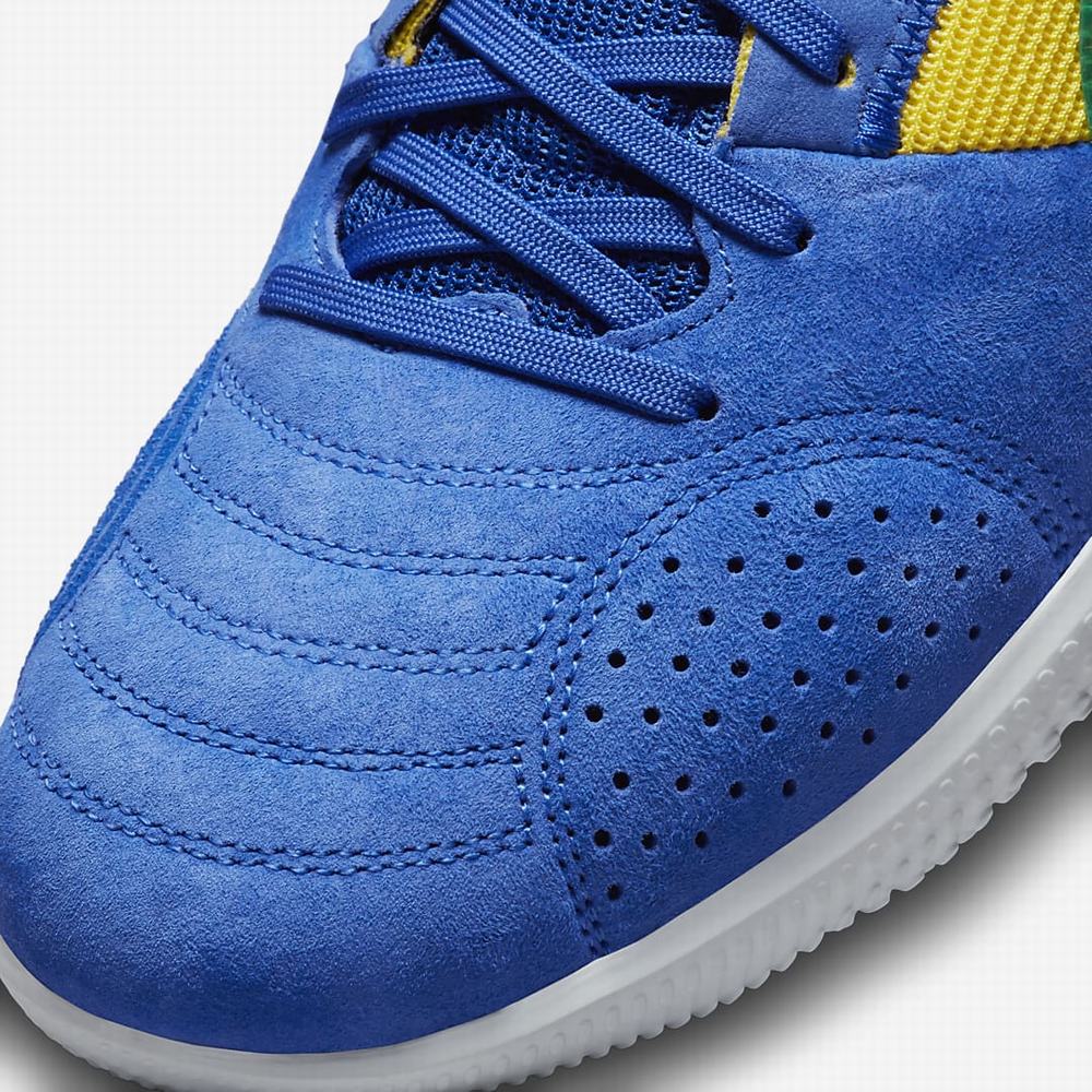 Nike Streetgato Női Focicipő Királykék Sárga Zöld | NI1964-G73