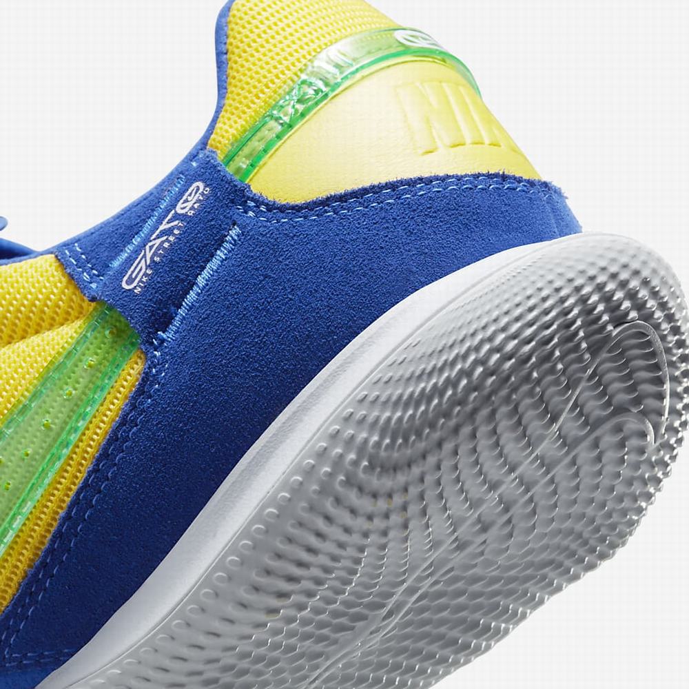 Nike Streetgato Női Focicipő Királykék Sárga Zöld | NI1964-G73