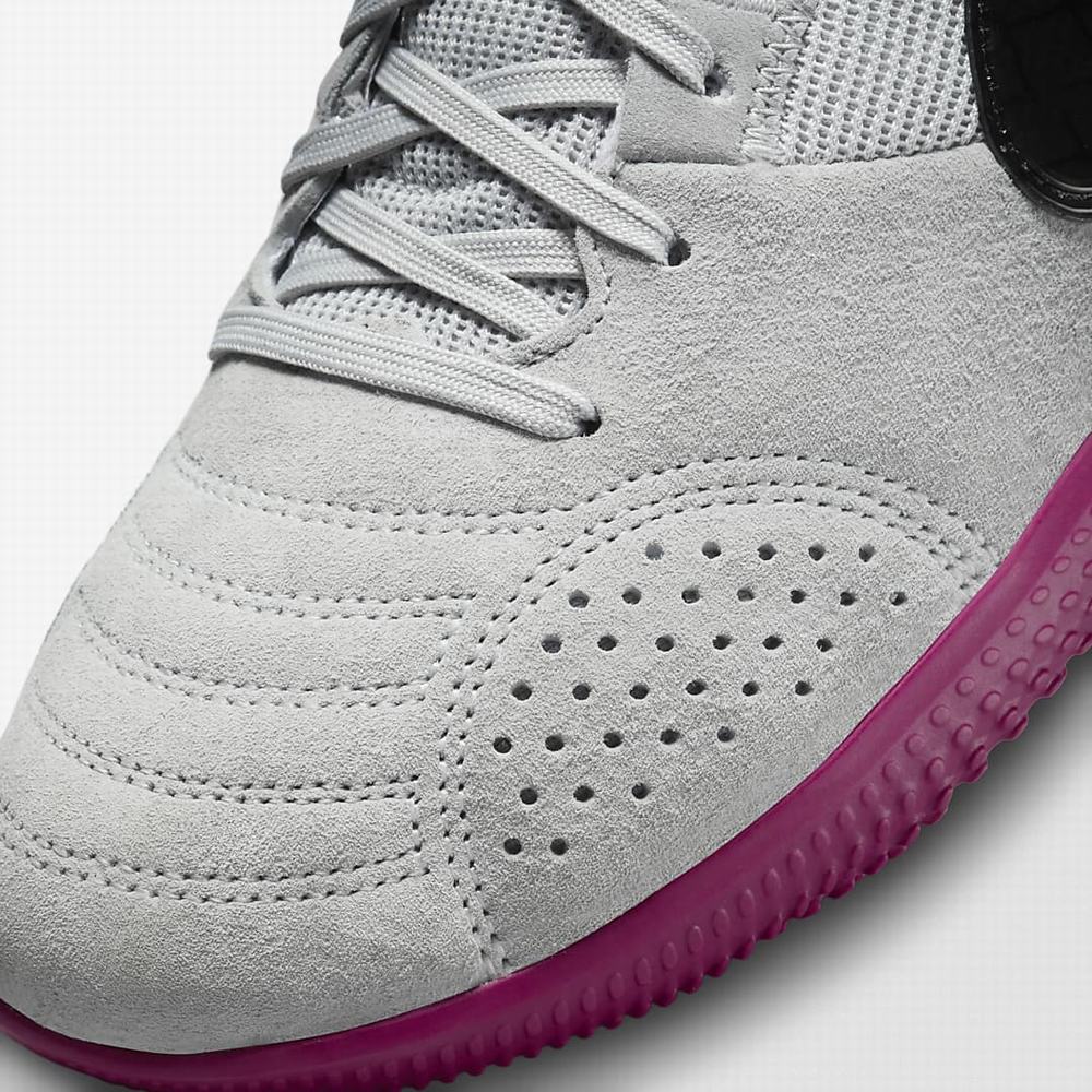 Nike Streetgato Női Focicipő Szürke Fehér Barna | NI7410-J82