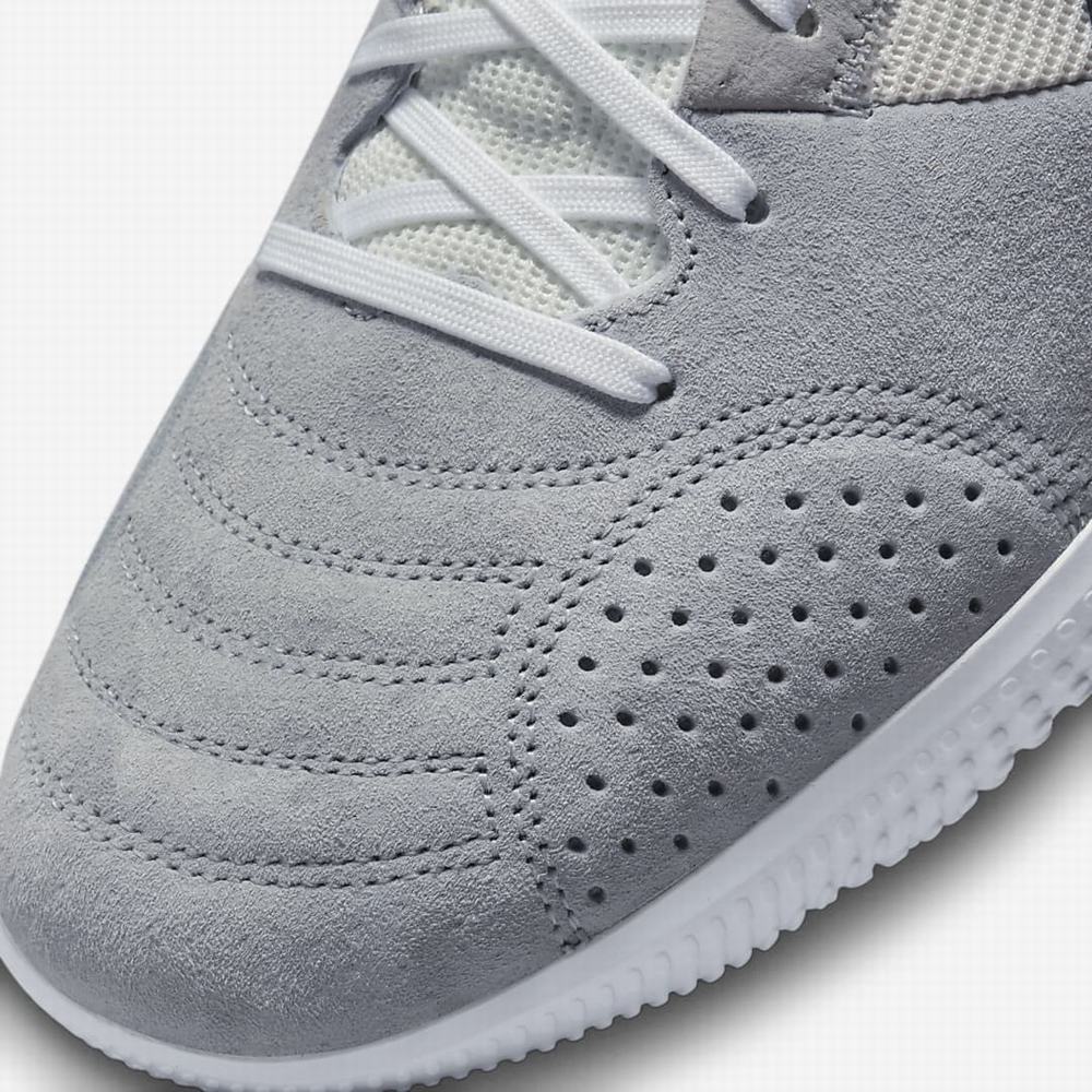 Nike Streetgato Női Focicipő Világos Szürke Sötétkék | NI8290-H56