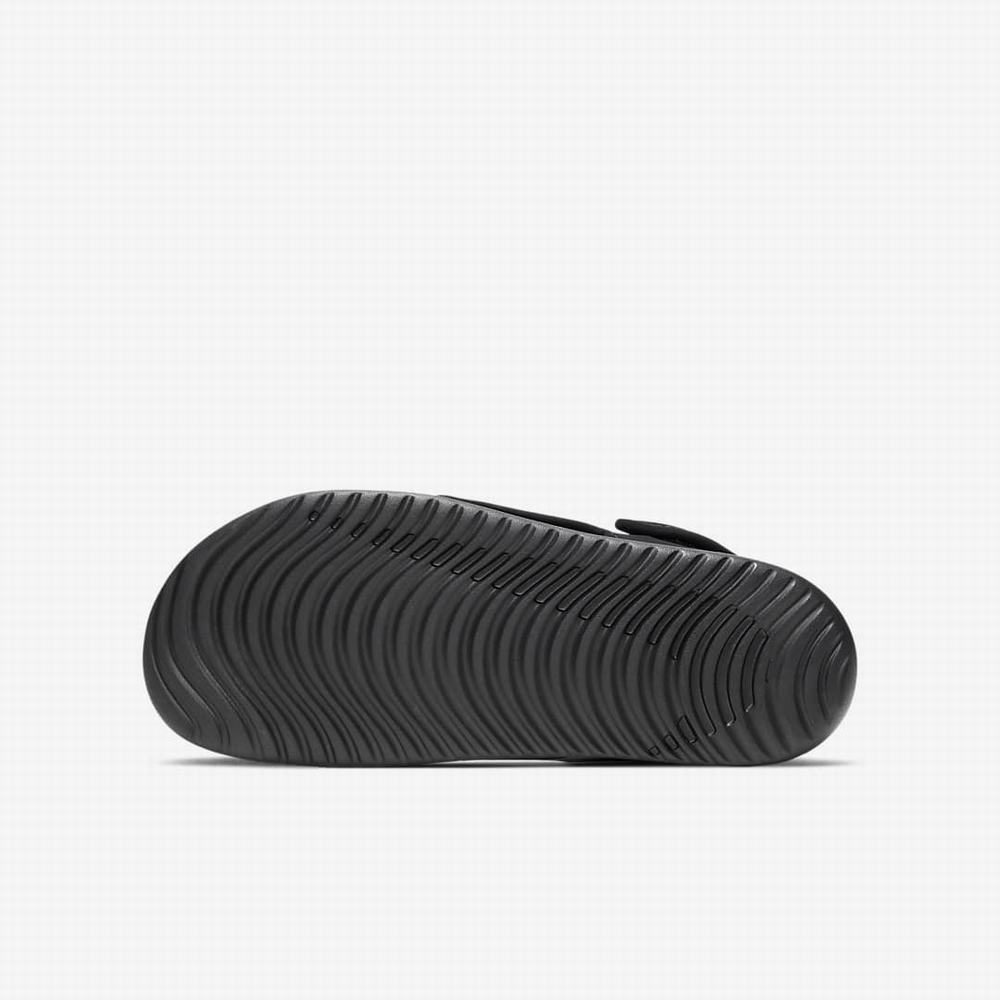 Nike Sunray Adjust 5 V2 Gyerek Szandál Fekete Fehér | NI2413-H96