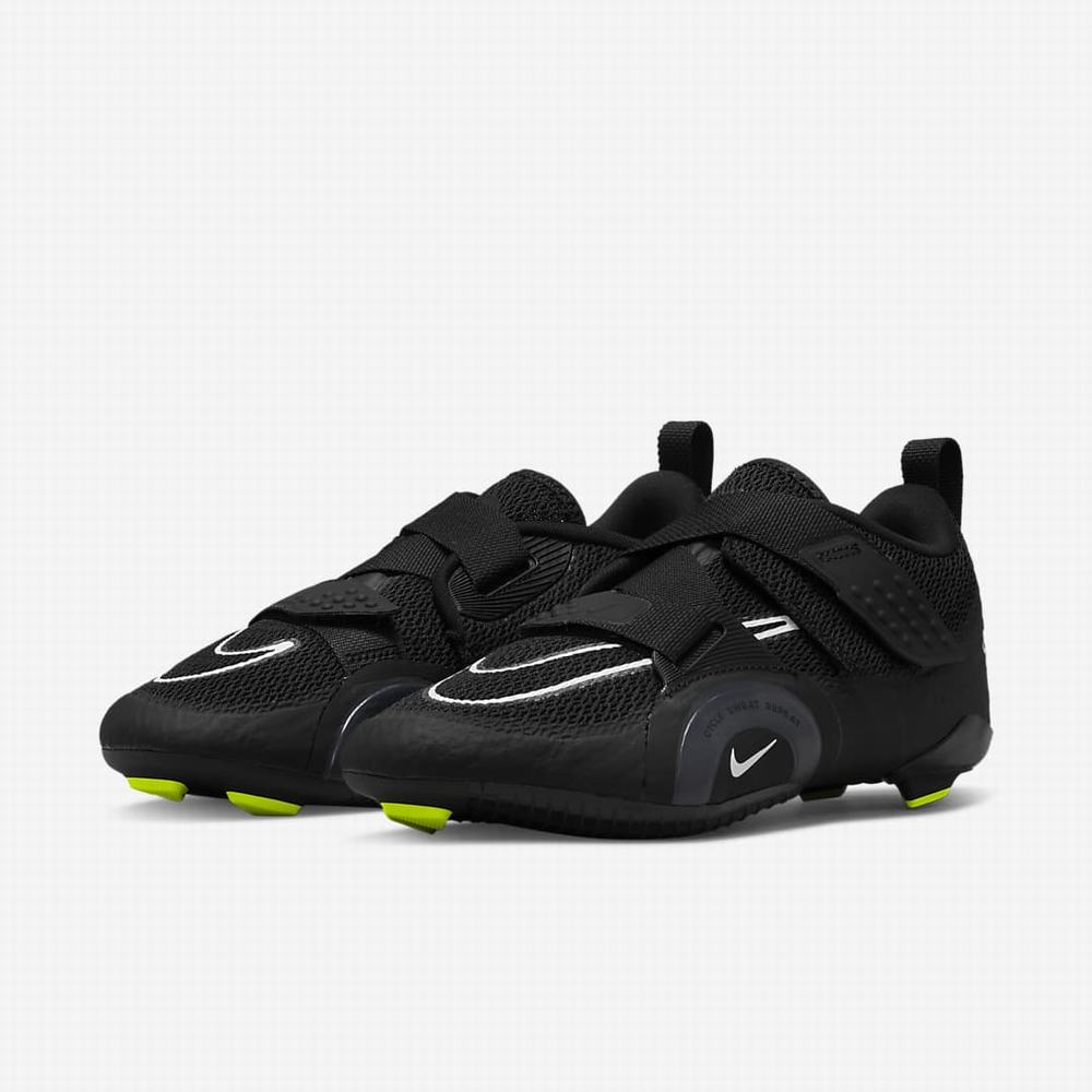 Nike SuperRep Cycle 2 Next Nature Női Kerékpáros Cipő Fekete Sötétszürke Fehér | NI6148-N24
