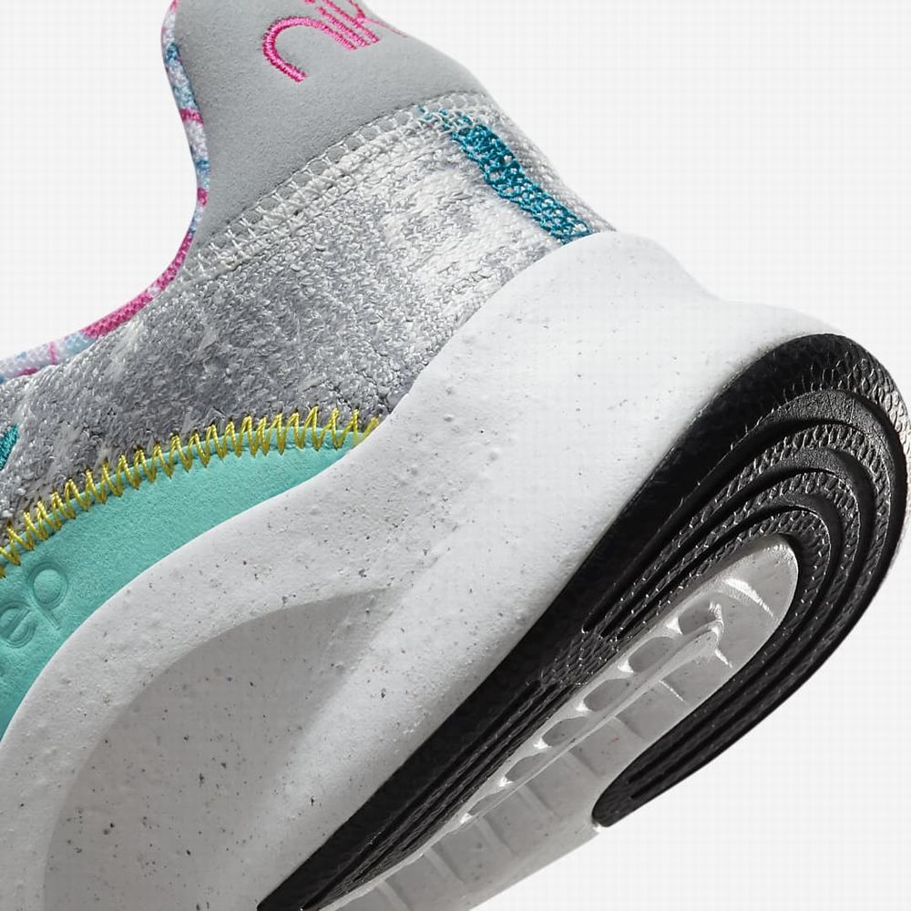 Nike SuperRep Go 3 Flyknit Next Nature Női Edzőcipő Szürke Szürke Türkiz | NI9731-P54