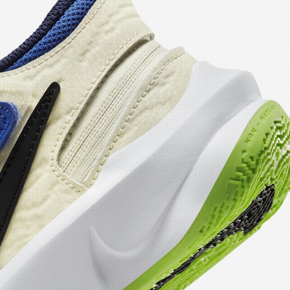 Nike Team Hustle D 10 FlyEase Gyerek Kosárlabda Cipő Fehér Narancssárga Fekete | NI9547-J09