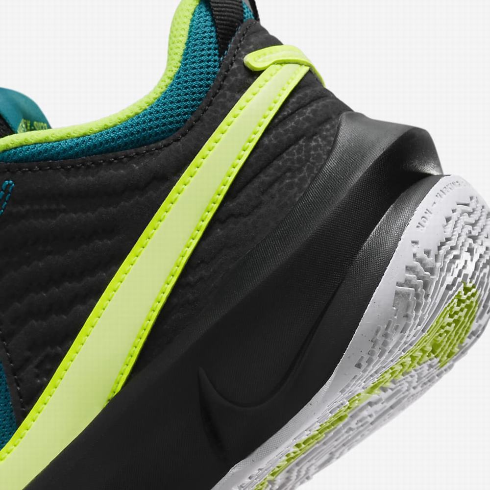 Nike Team Hustle D 10 Gyerek Kosárlabda Cipő Fekete Világos | NI2063-P64