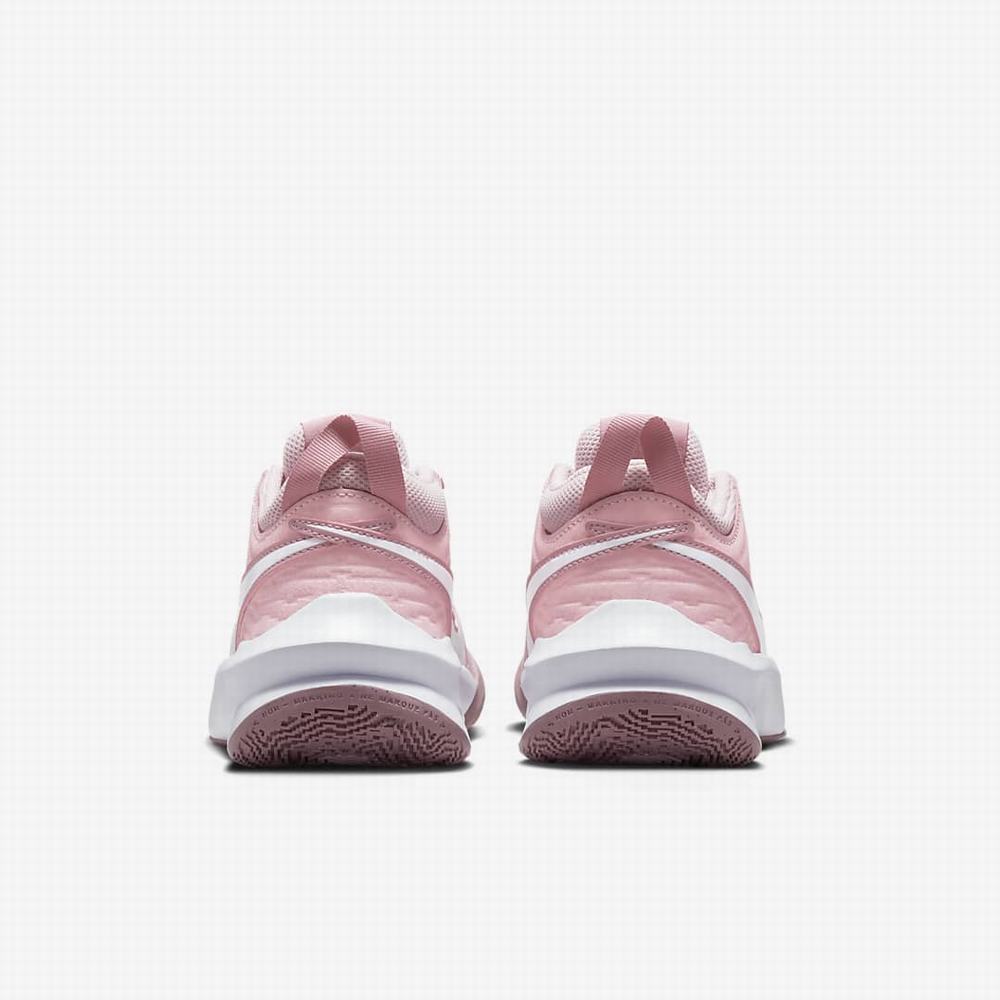 Nike Team Hustle D 10 Gyerek Kosárlabda Cipő Rózsaszín Fehér | NI5218-Z01