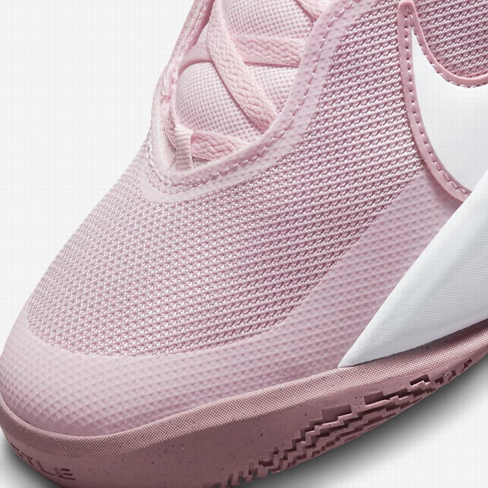 Nike Team Hustle D 10 Gyerek Kosárlabda Cipő Rózsaszín Fehér | NI5218-Z01