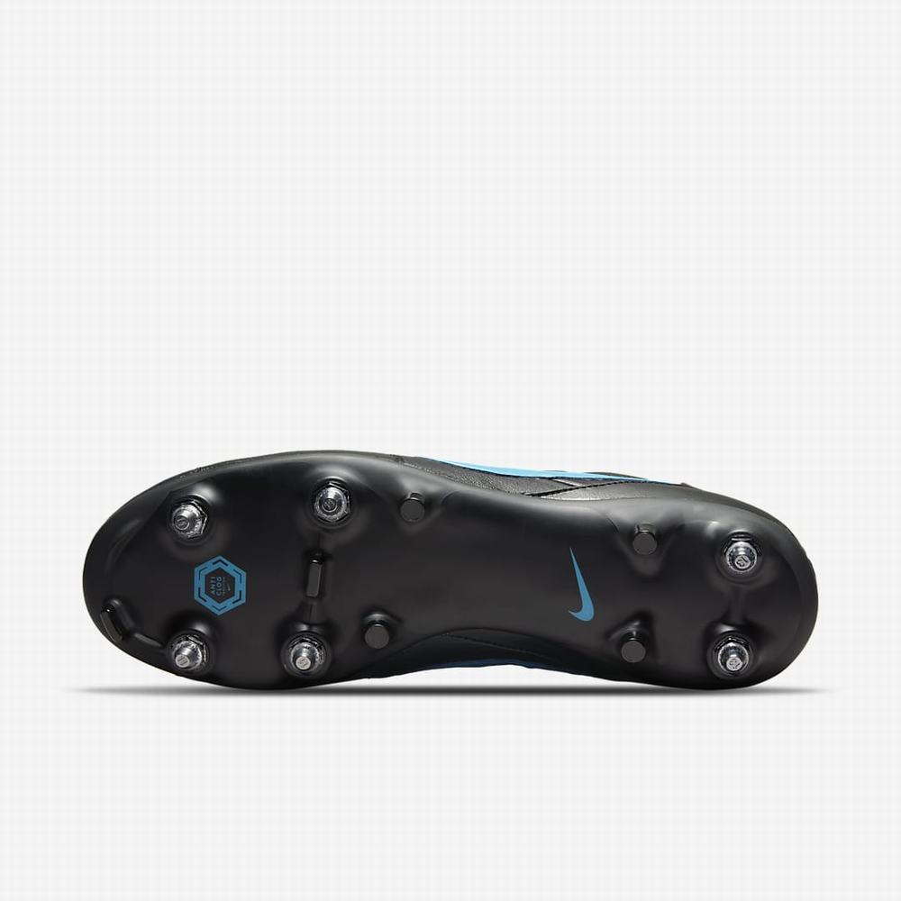 Nike The Premier 3 SG-PRO Anti-Clog Traction Soft-Ground Férfi Focicipő Fekete Kék | NI8563-P38