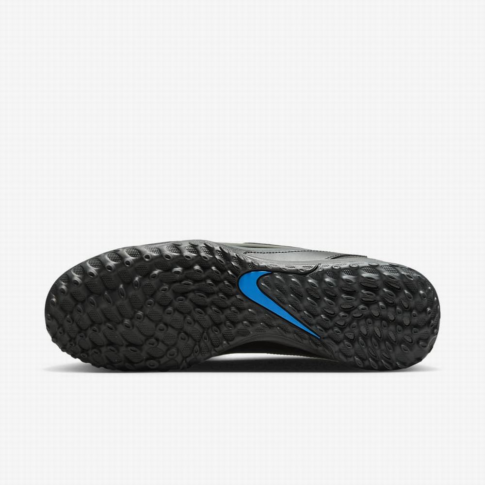 Nike Tiempo Legend 9 Academy TF Turf Férfi Focicipő Fekete Fehér Világos Kék Sötétszürke | NI5684-R50
