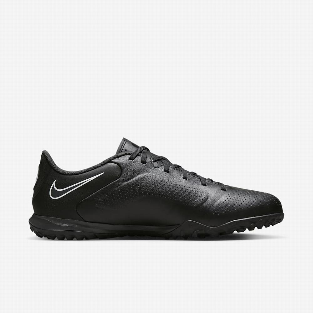 Nike Tiempo Legend 9 Academy TF Turf Férfi Focicipő Fekete Fehér Világos Kék Sötétszürke | NI5684-R50