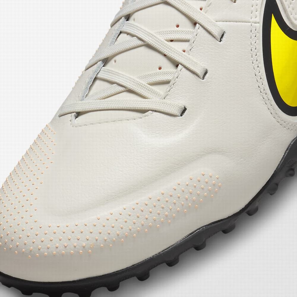 Nike Tiempo Legend 9 Academy TF Turf Női Focicipő Bézs Narancssárga Sárga | NI1920-J89
