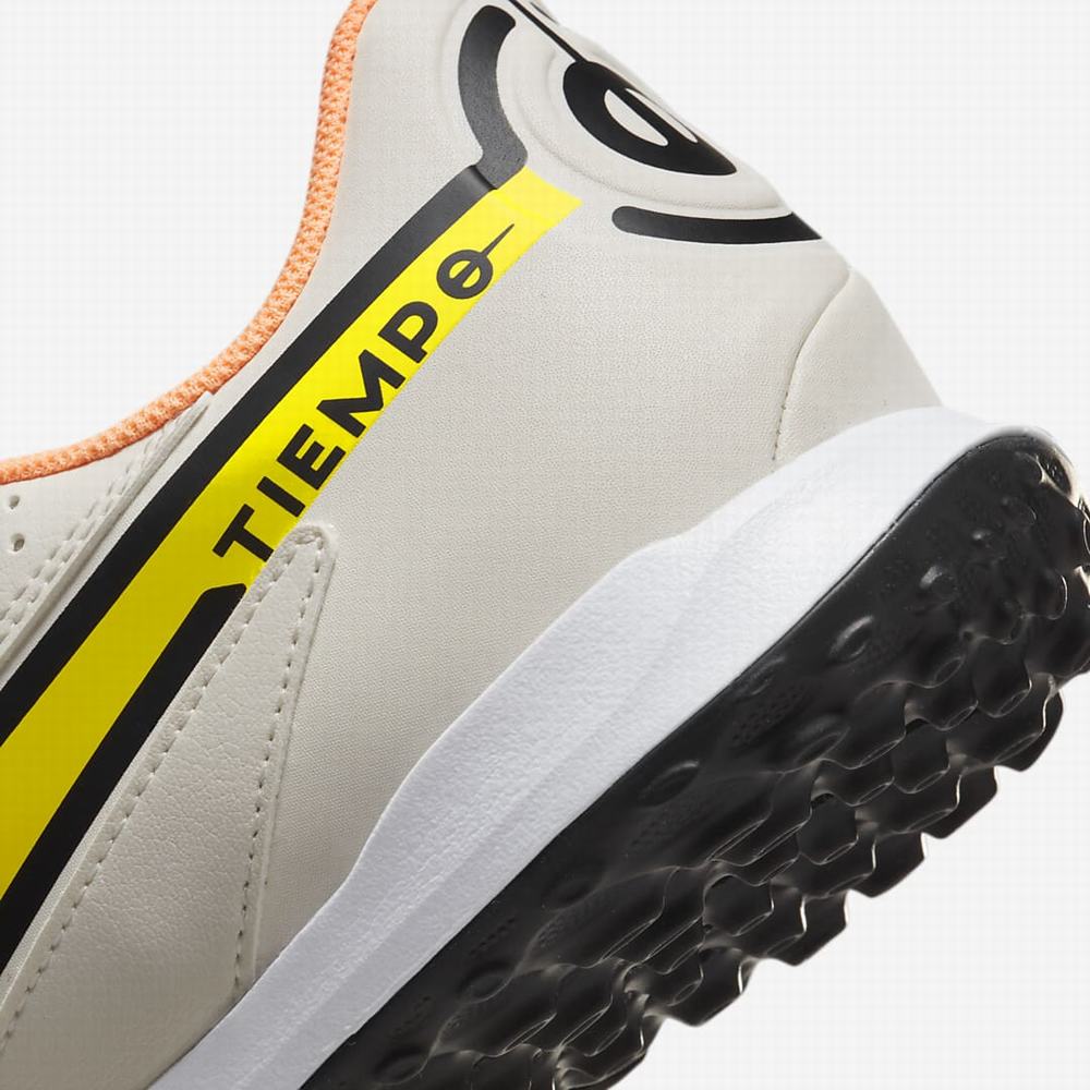 Nike Tiempo Legend 9 Academy TF Turf Női Focicipő Bézs Narancssárga Sárga | NI1920-J89