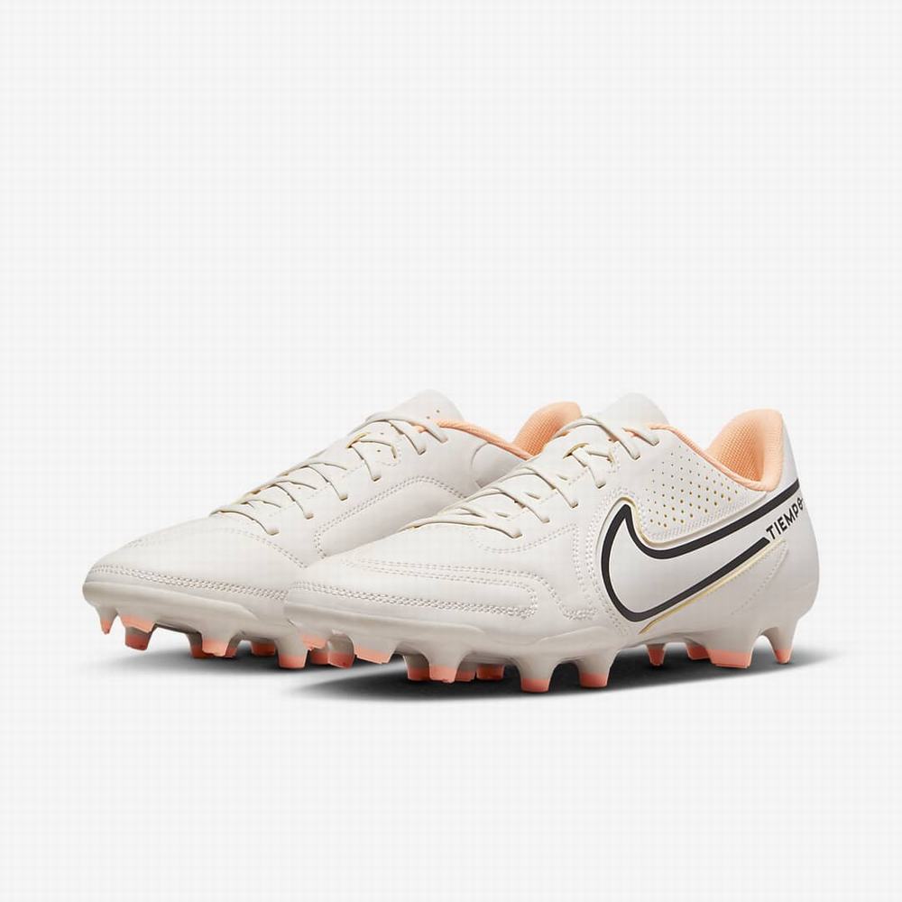 Nike Tiempo Legend 9 Club MG Multi-Ground Férfi Focicipő Bézs Narancssárga Sárga | NI2857-A07