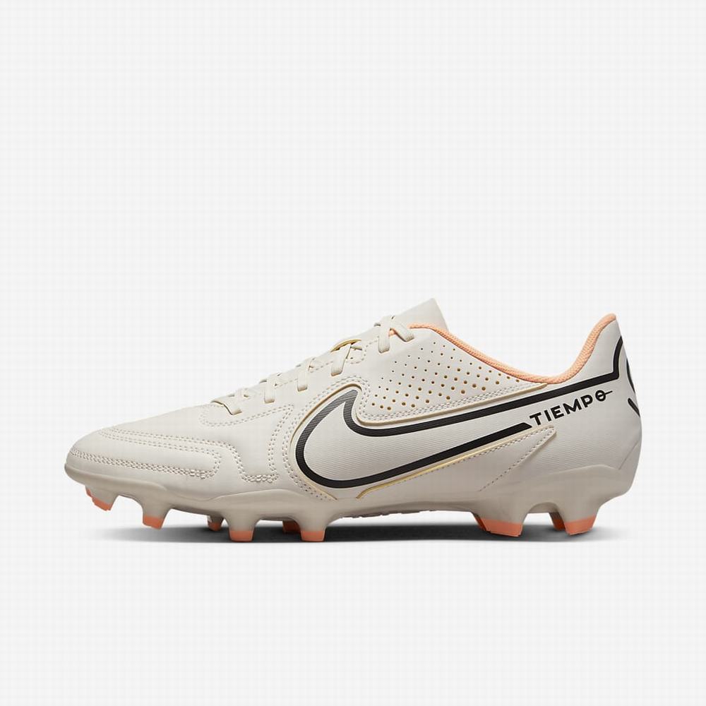 Nike Tiempo Legend 9 Club MG Multi-Ground Férfi Focicipő Bézs Narancssárga Sárga | NI2857-A07