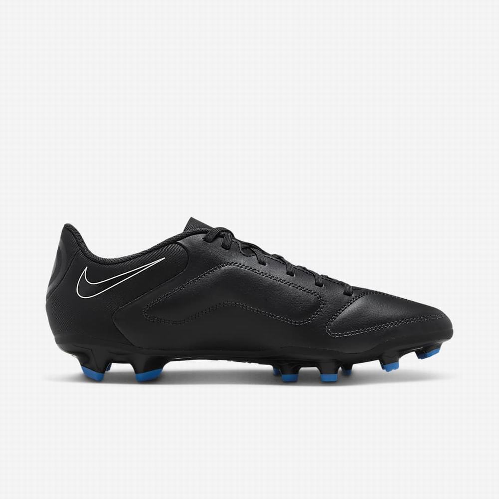 Nike Tiempo Legend 9 Club MG Multi-Ground Női Focicipő Fekete Fehér Világos Kék Fekete | NI6529-B31