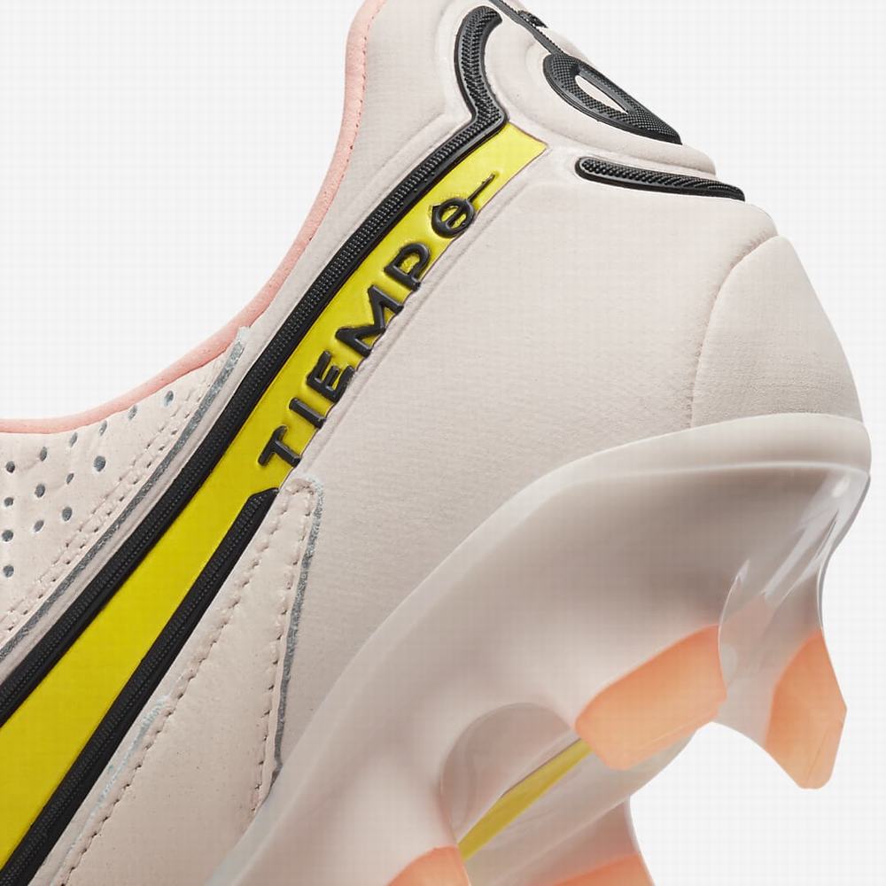 Nike Tiempo Legend 9 Elite FG Firm-Ground Női Focicipő Narancssárga Sárga | NI1408-W82