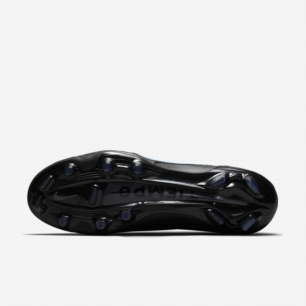 Nike Tiempo Legend 9 Elite FG Firm-Ground Férfi Focicipő Fekete Szürke Fekete | NI2061-A74