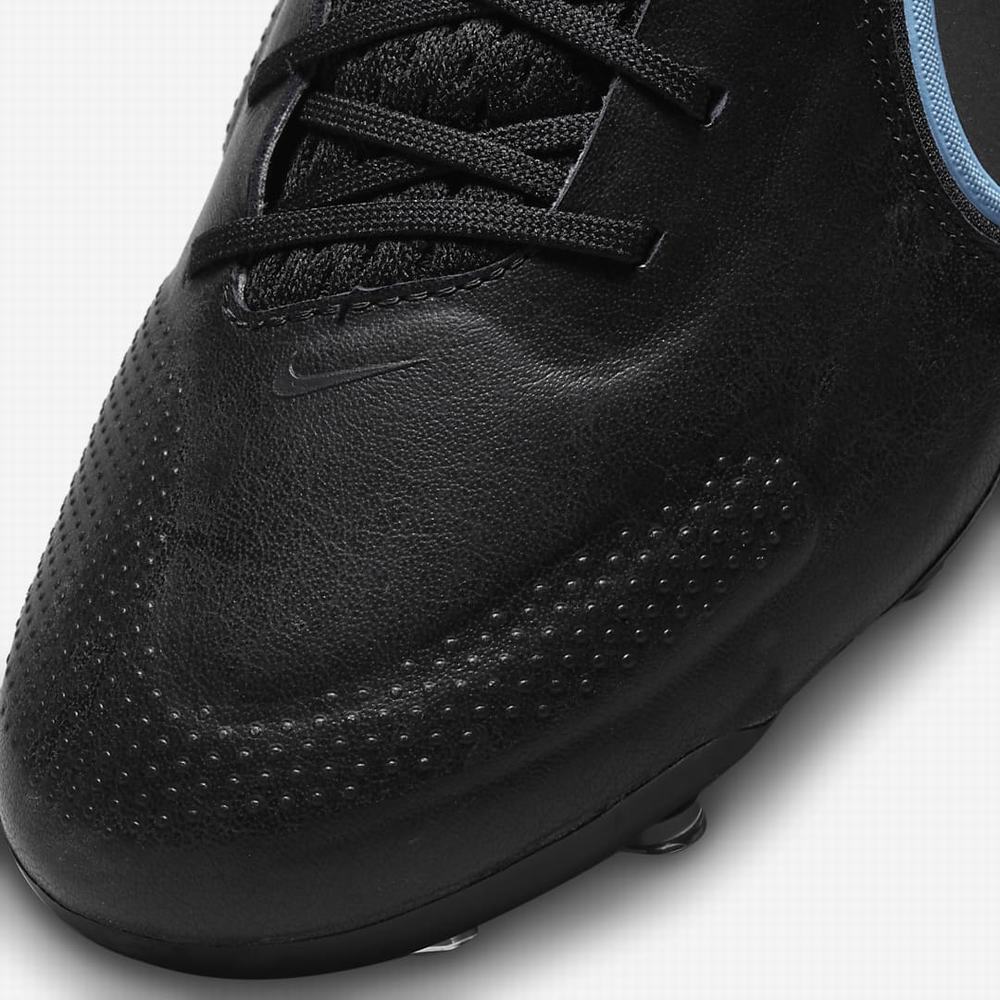 Nike Tiempo Legend 9 Elite FG Firm-Ground Férfi Focicipő Fekete Szürke Fekete | NI2061-A74