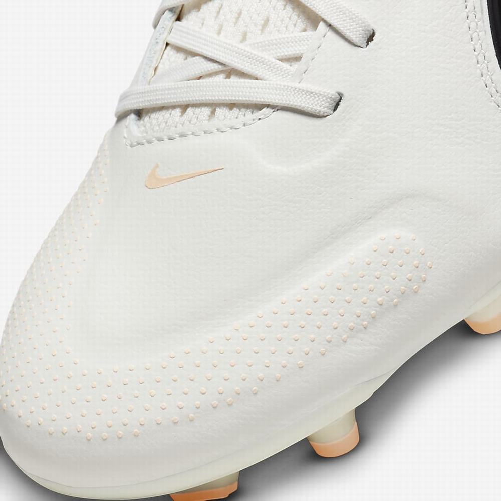 Nike Tiempo Legend 9 Pro FG Firm-Ground Női Focicipő Bézs Narancssárga Sárga | NI1398-H70