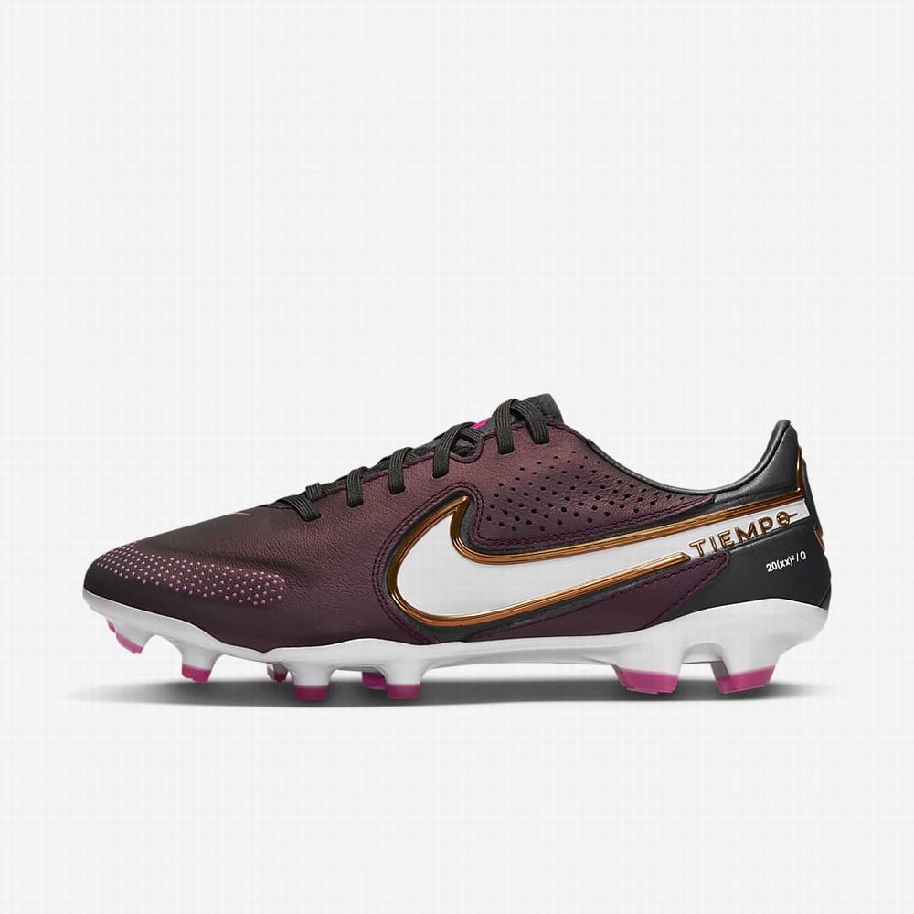 Nike Tiempo Legend 9 Pro FG Firm-Ground Férfi Focicipő Lila Fehér | NI7508-H01