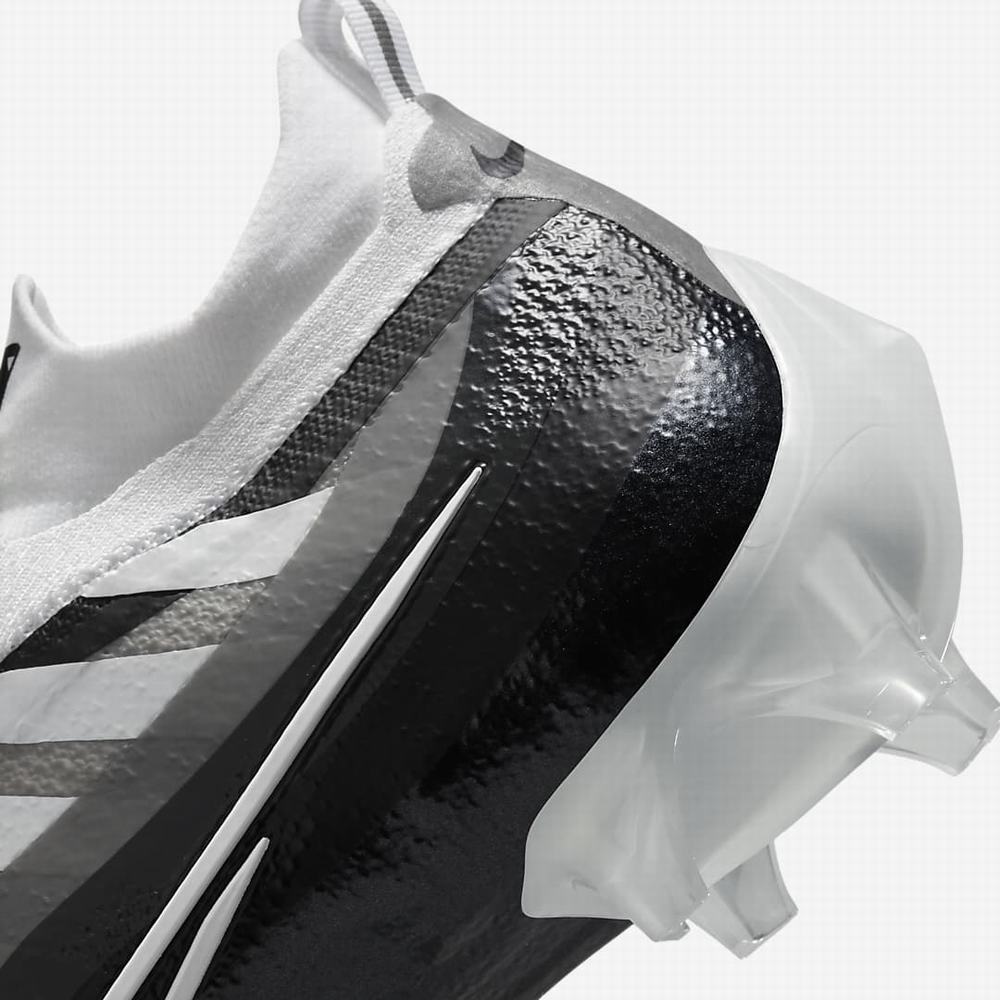 Nike Vapor Edge Elite 360 Flyknit Férfi Focicipő Fekete Sötétszürke Szürke Fehér | NI0574-M31