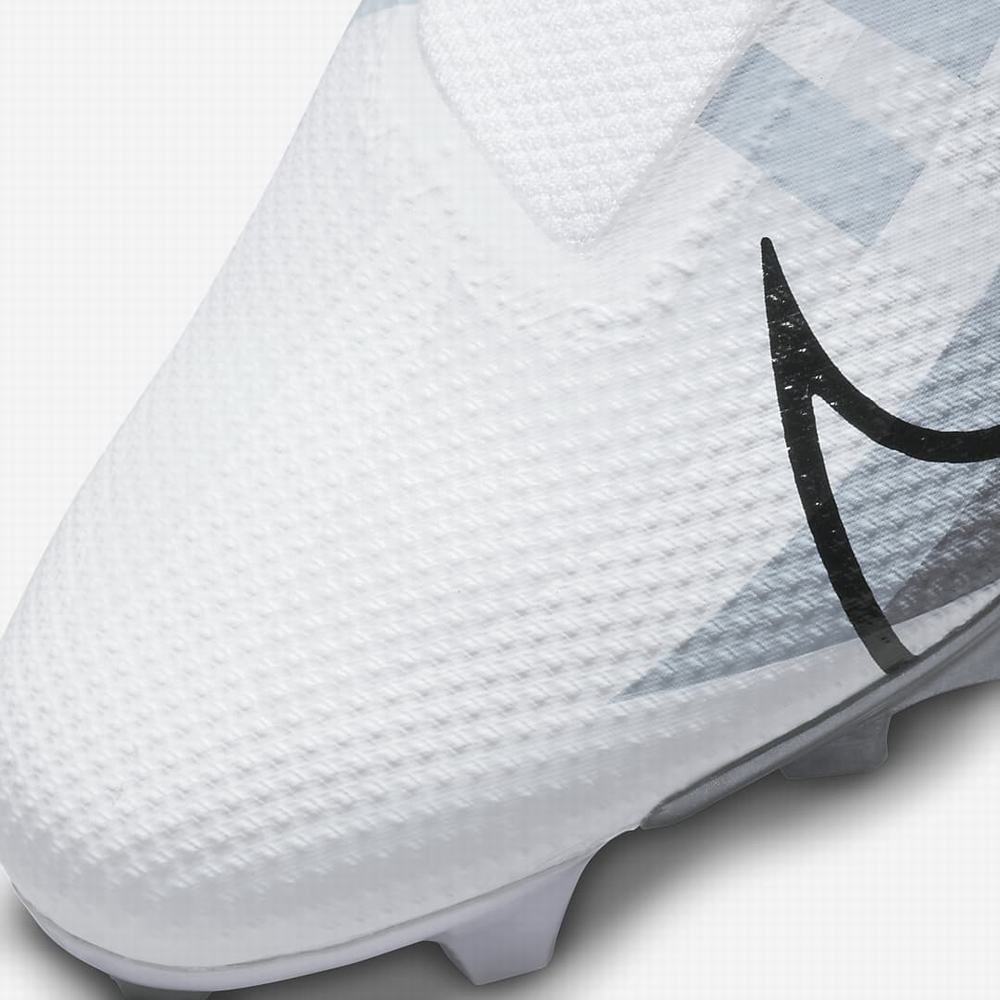 Nike Vapor Edge Pro 360 Férfi Focicipő Fehér Metal Titán Szürke Fekete | NI2189-H20
