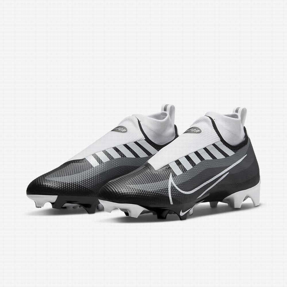 Nike Vapor Edge Pro 360 Férfi Focicipő Fekete Sötétszürke Világos Szürke Fehér | NI2360-D62