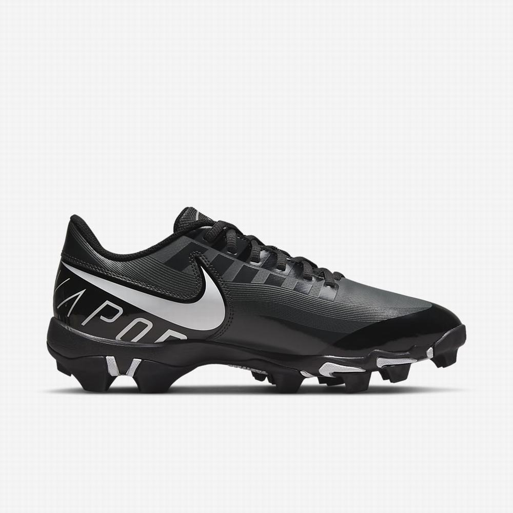Nike Vapor Edge Shark Férfi Focicipő Fekete Sötétszürke Szürke Fehér | NI7140-Q83