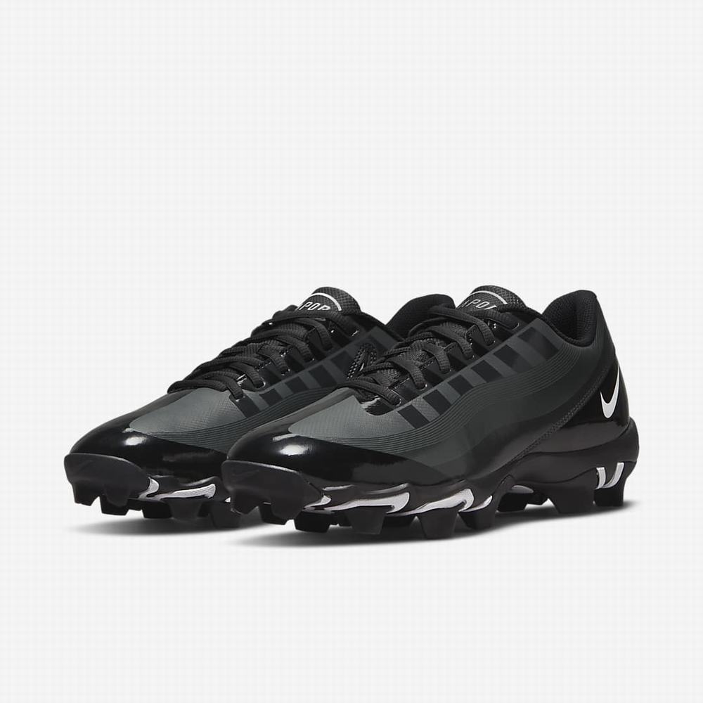 Nike Vapor Edge Shark Férfi Focicipő Fekete Sötétszürke Szürke Fehér | NI7140-Q83