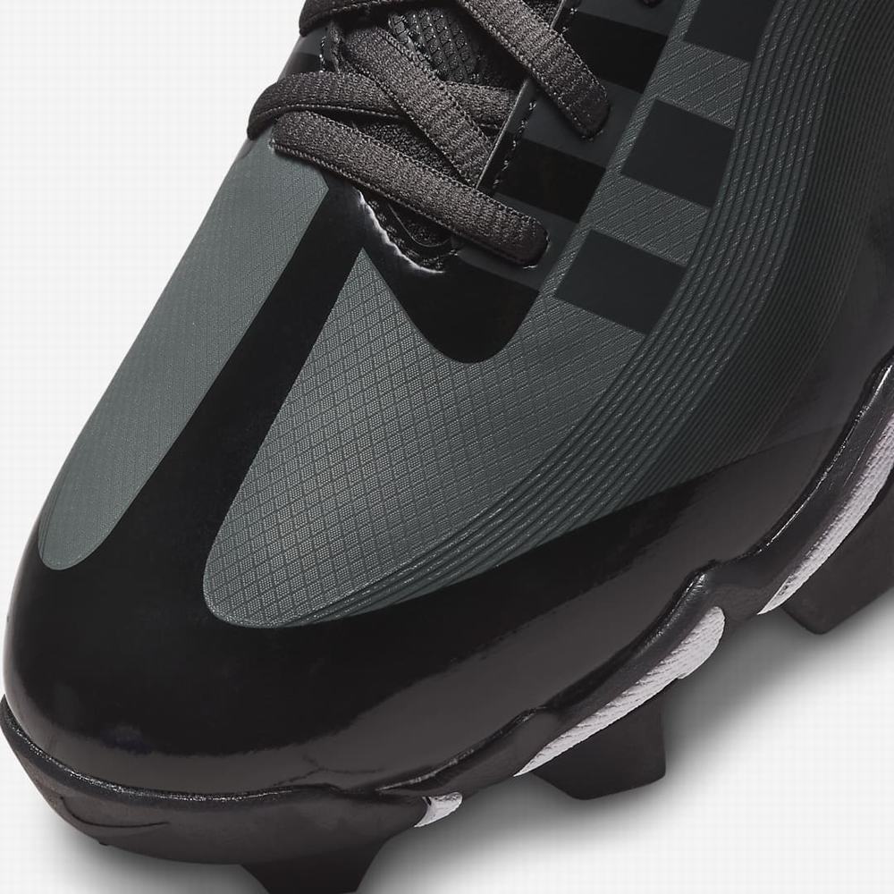 Nike Vapor Edge Shark Férfi Focicipő Fekete Sötétszürke Szürke Fehér | NI7140-Q83