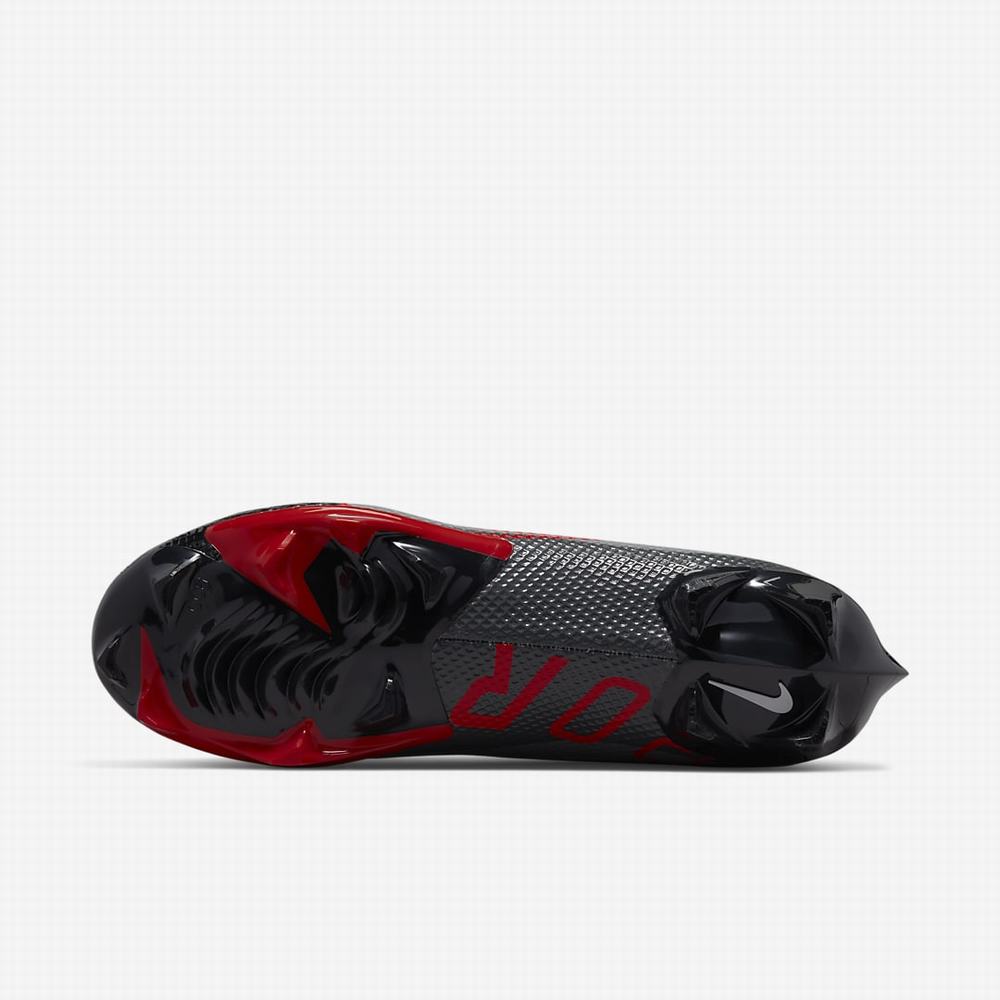 Nike Vapor Edge Speed 360 Férfi Focicipő Fekete Fehér Sötétszürke Piros | NI5792-J13