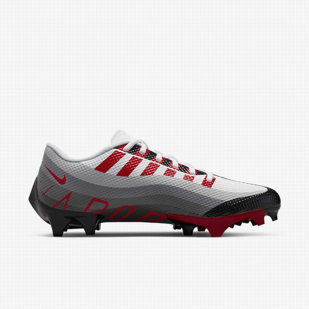 Nike Vapor Edge Speed 360 Férfi Focicipő Fekete Fehér Sötétszürke Piros | NI5792-J13