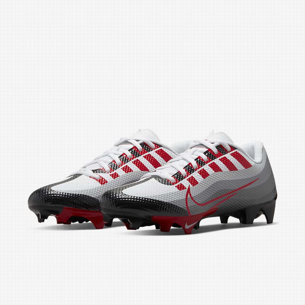 Nike Vapor Edge Speed 360 Férfi Focicipő Fekete Fehér Sötétszürke Piros | NI5792-J13