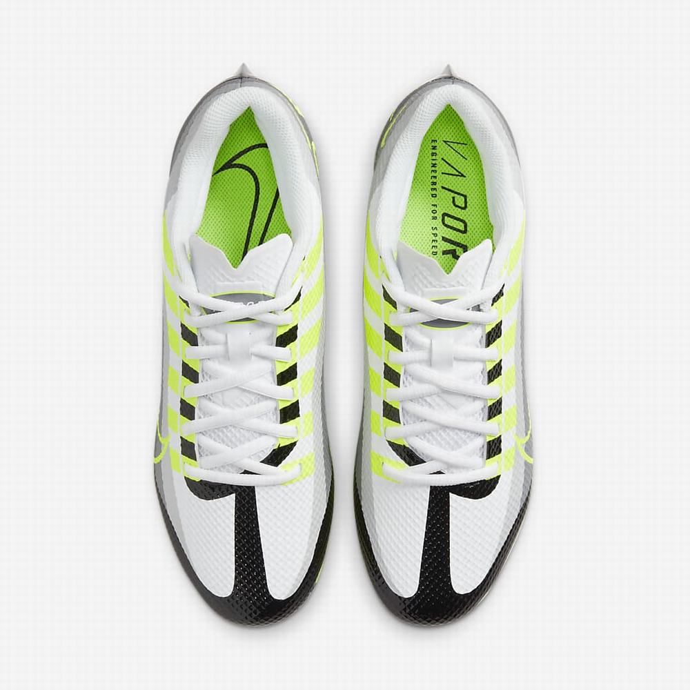 Nike Vapor Edge Speed 360 Férfi Focicipő Fekete Fehér Sötétszürke | NI8126-K07