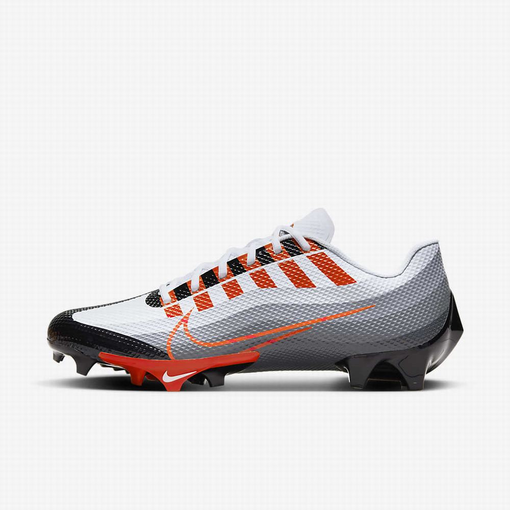 Nike Vapor Edge Speed 360 (Team) Férfi Focicipő Fekete Fehér Sötétszürke Narancssárga | NI4897-D28