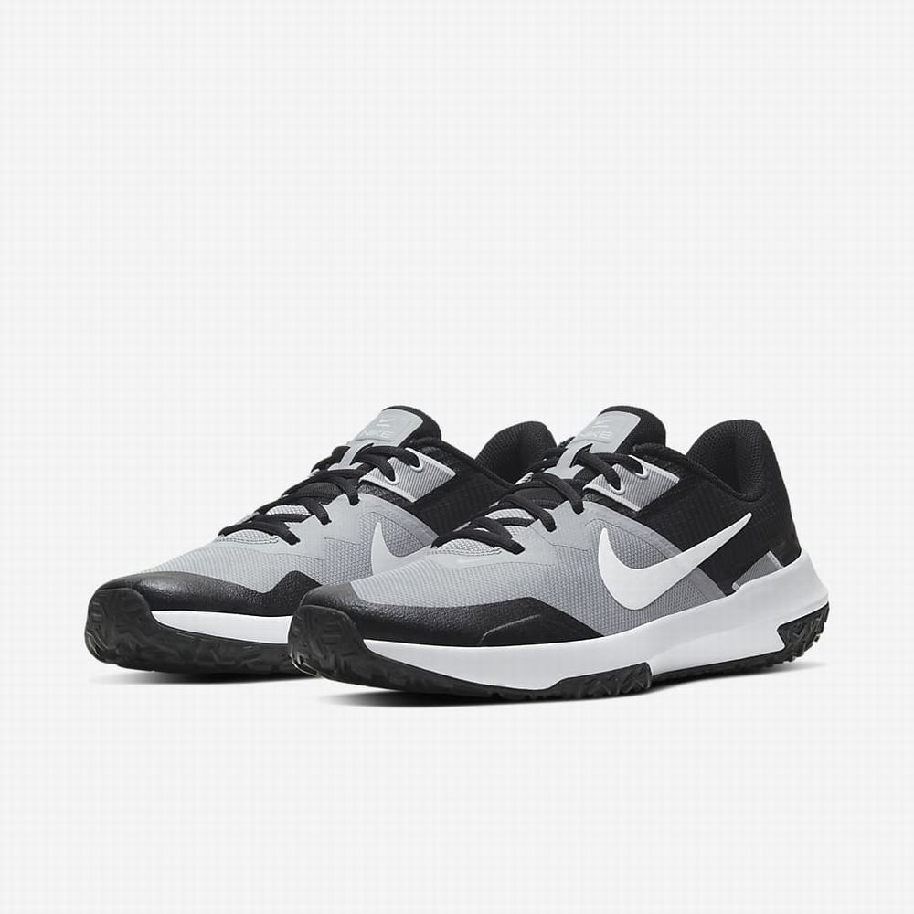 Nike Varsity Compete TR 3 Férfi Edzőcipő Világos Szürke Fekete Fehér | NI4268-J12