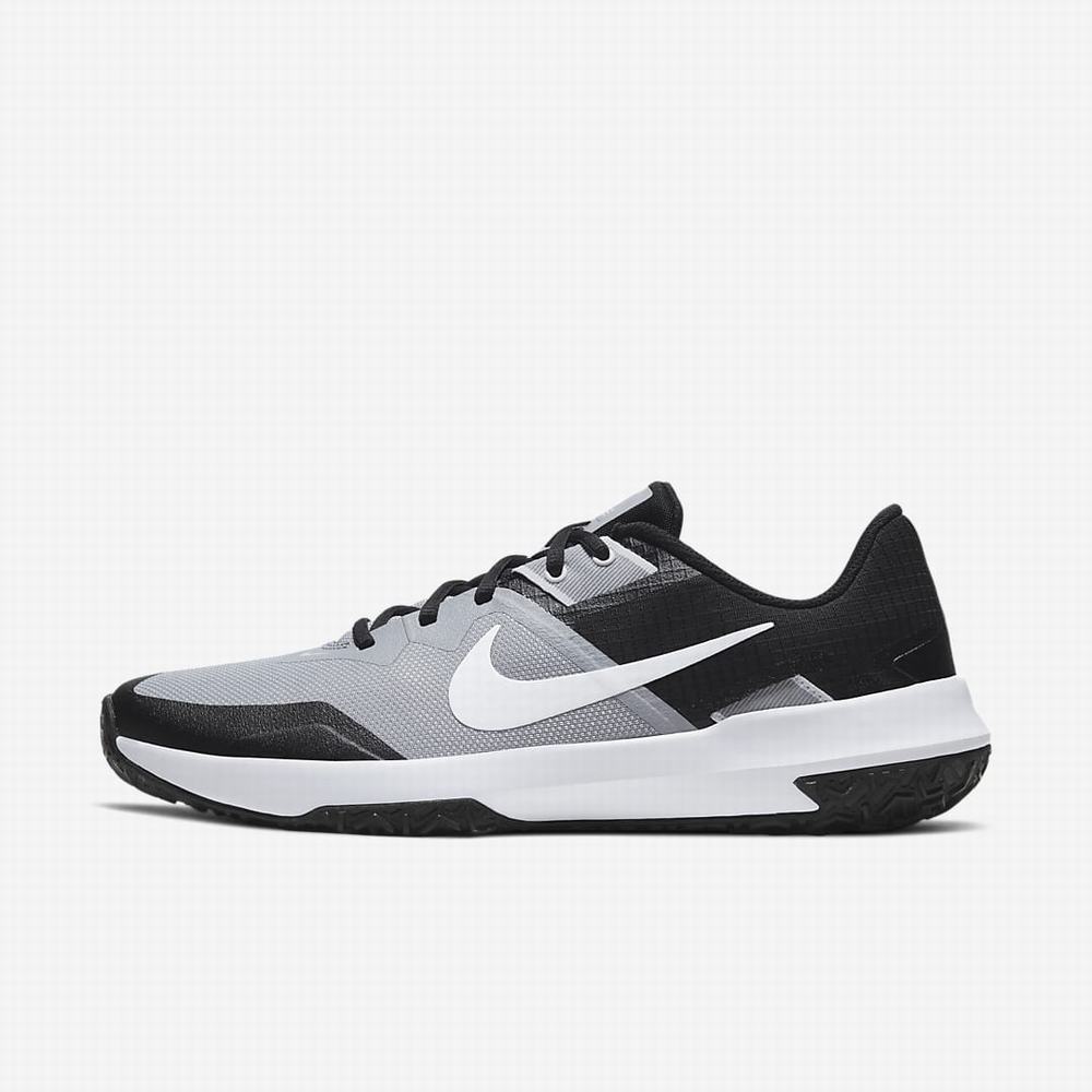 Nike Varsity Compete TR 3 Férfi Edzőcipő Világos Szürke Fekete Fehér | NI4268-J12