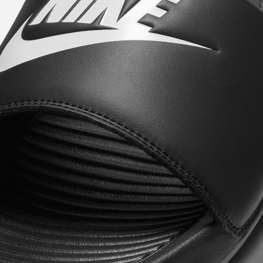 Nike Victori One Férfi Papucs Fekete Fehér | NI8314-C39